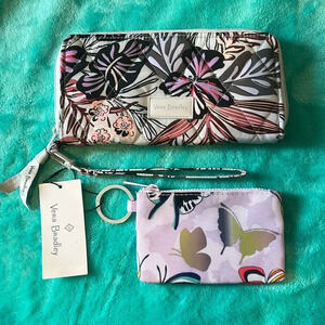Vera Bradley bundle.  Zip wallet (NWOT) and zip ID case (NWT)